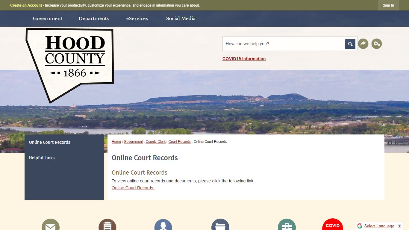 Online Court Records | Hood County, TX - Official Website